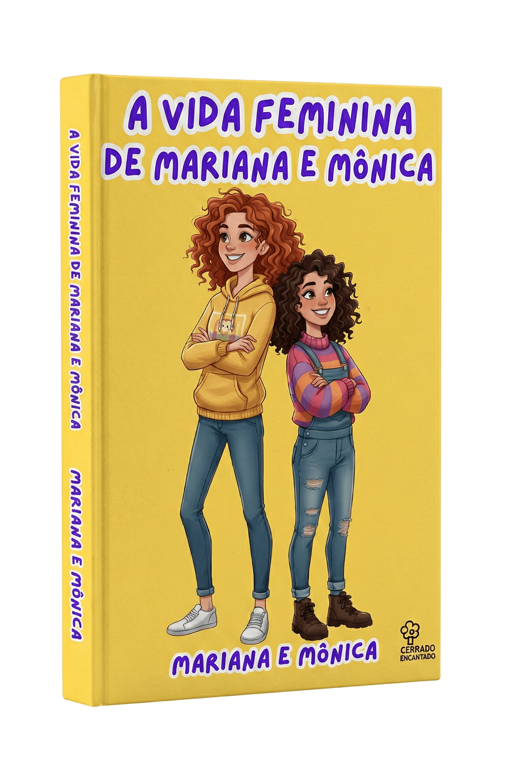 Capa do livro A VIDA FEMININA DE MARIANA E MÔNICA