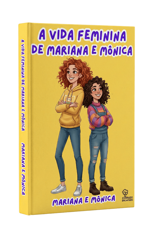 Capa do livro A VIDA FEMININA DE MARIANA E MÔNICA